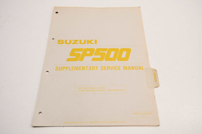 OEM Suzuki 99501-45040-03E SP500D Supplementary Service Manual