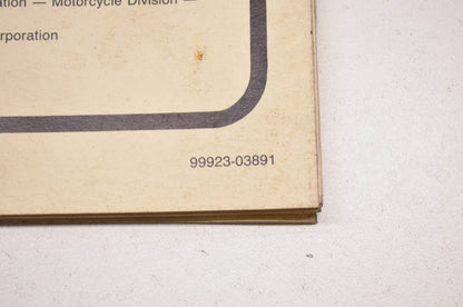 OEM Suzuki 99923-03891 89 K Model Ready Reference Service Specs Manual