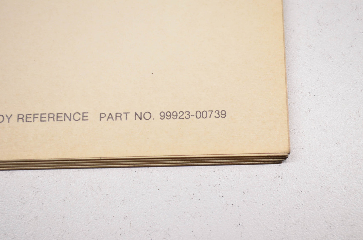 OEM Suzuki 99923-00739 78 C Model Ready Reference Service Specs Manual