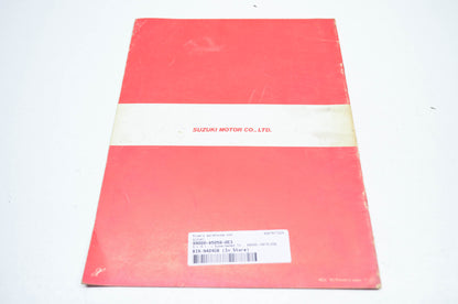 OEM Suzuki 99000-85058-0E3 FS50X Supplementary Service Manual