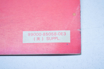 OEM Suzuki 99000-85058-0E3 FS50X Supplementary Service Manual