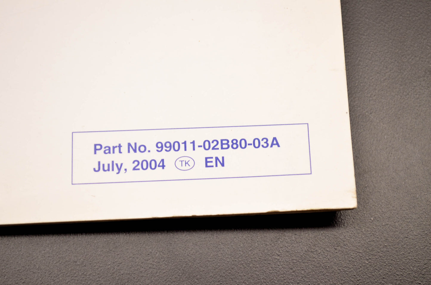 OEM Suzuki 99011-02B80-03A Owner's & Service Manual RM85/LK5 NOS