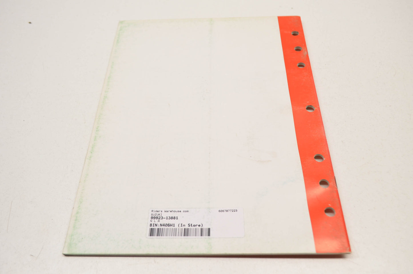 OEM Suzuki 99923-13881 88 ATV Motorcycle Wiring Diagram Manual NOS