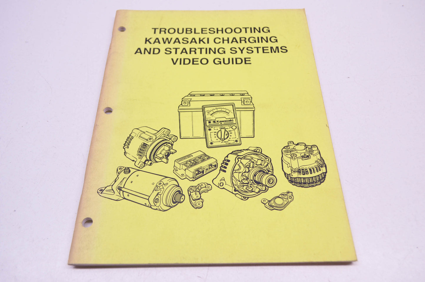 OEM Kawasaki Troubleshooting Charging & Starting Systems Manual