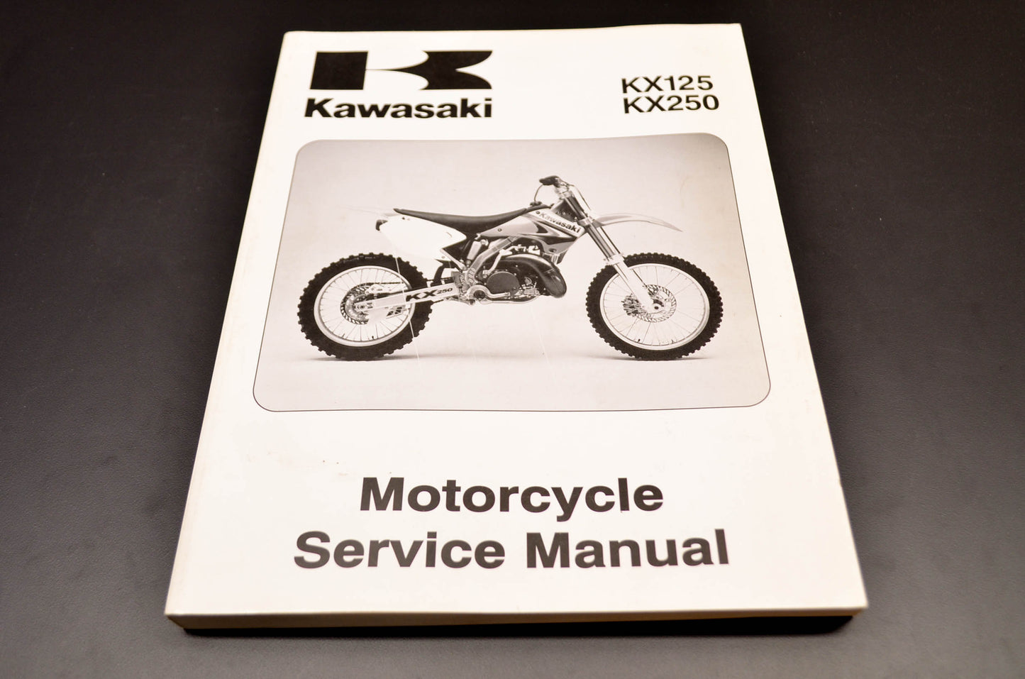 OEM Kawasaki 99924-1298-01 Service Manual KX125M/KX250M NOS