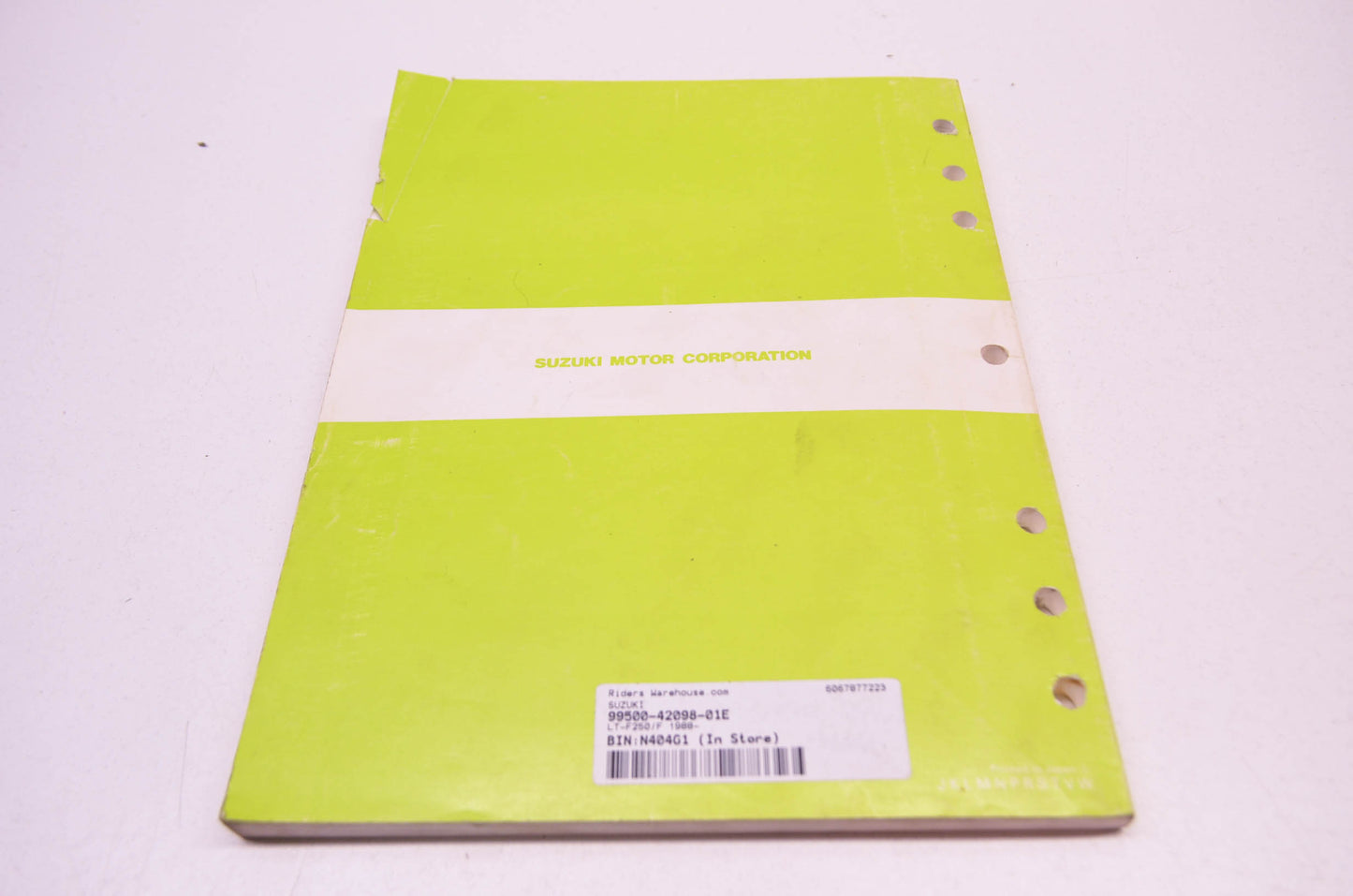 OEM Suzuki 99500-42098-01E Service Manual LT-F250/F