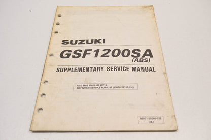 OEM Suzuki 99501-39260-03E GSF1200S/SA Service Manual