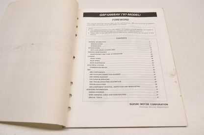 OEM Suzuki 99501-39260-03E GSF1200S/SA Service Manual