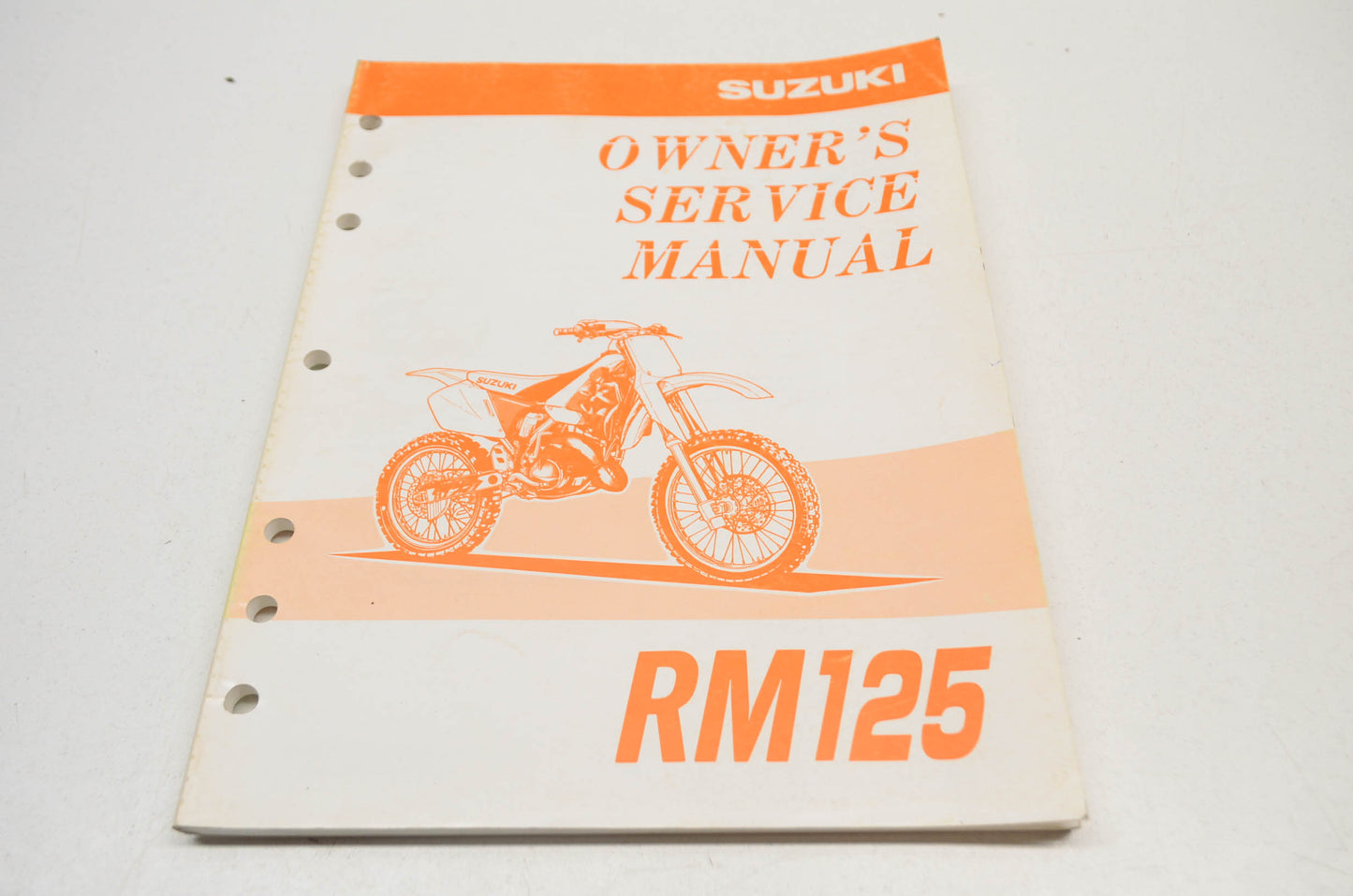 OEM Suzuki 99011-36E52-03A RM125 Owner's Manual NOS