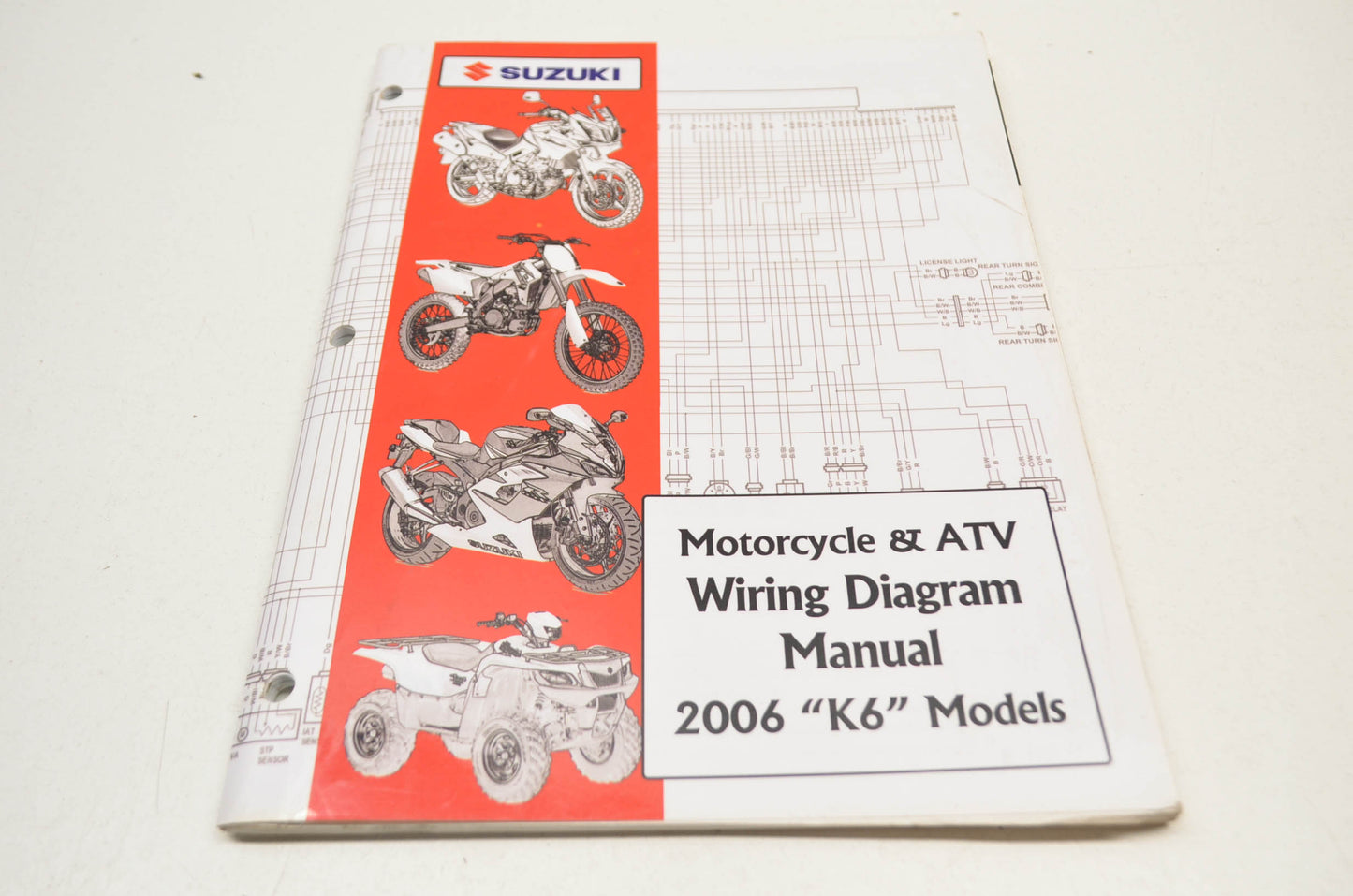 OEM Suzuki 99923-54006 06 K6 Model Wiring Diagram Manual