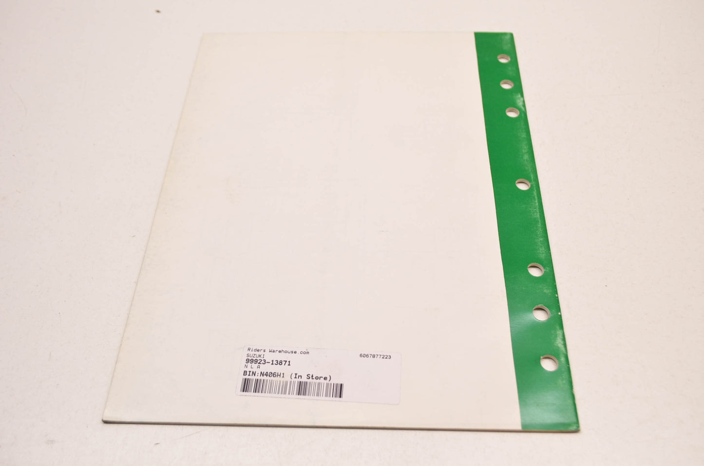 OEM Suzuki 99923-13871 87 H Model Wiring Diagram Manual NOS