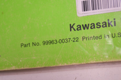 OEM Kawasaki KLT200 Service Manual Supplement