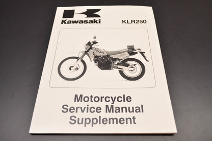OEM Kawasaki 99924-1051-12 Service Manual KL250D NOS