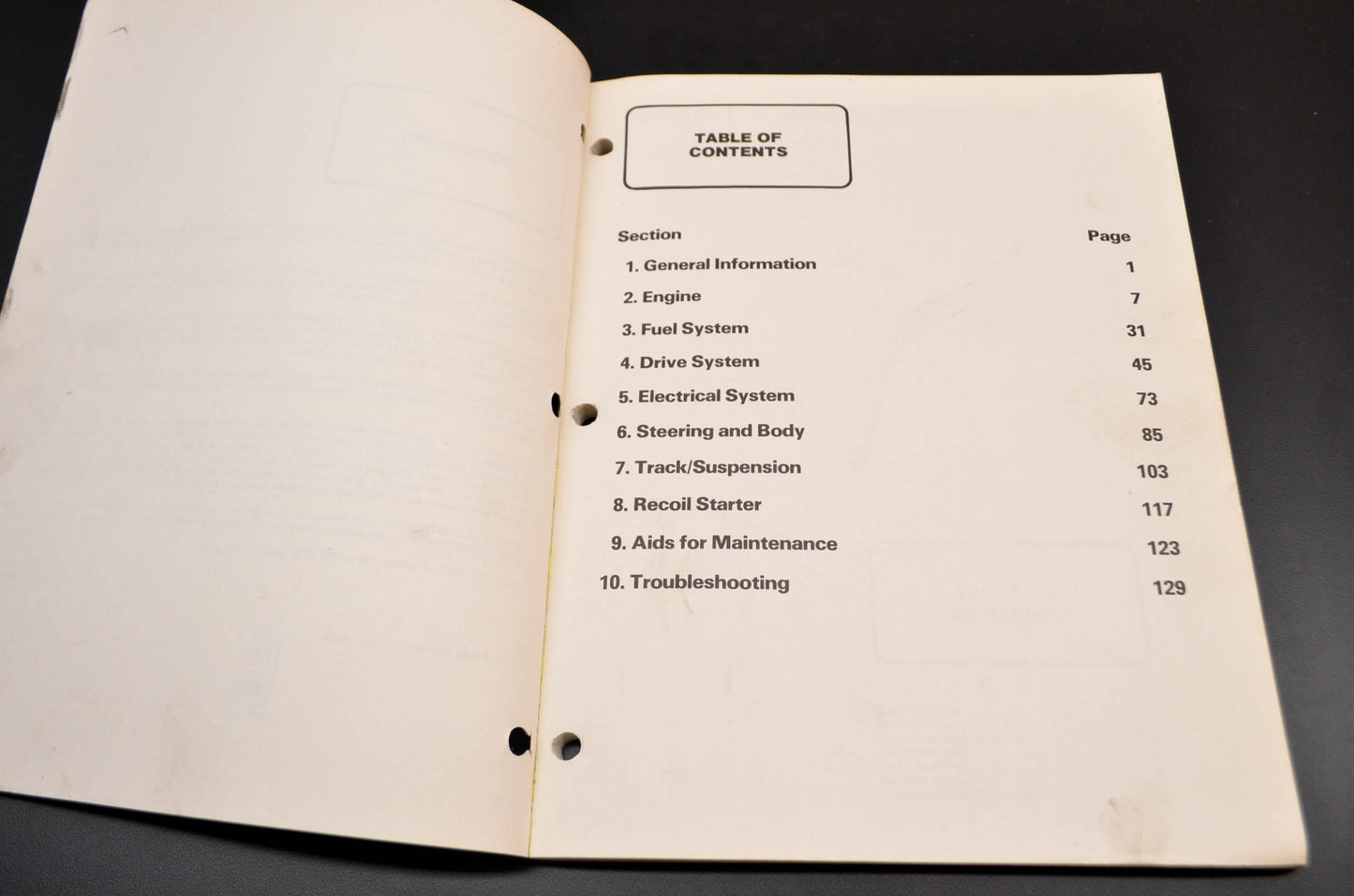 OEM Arctic Cat 80 Trail Cat Service Manual