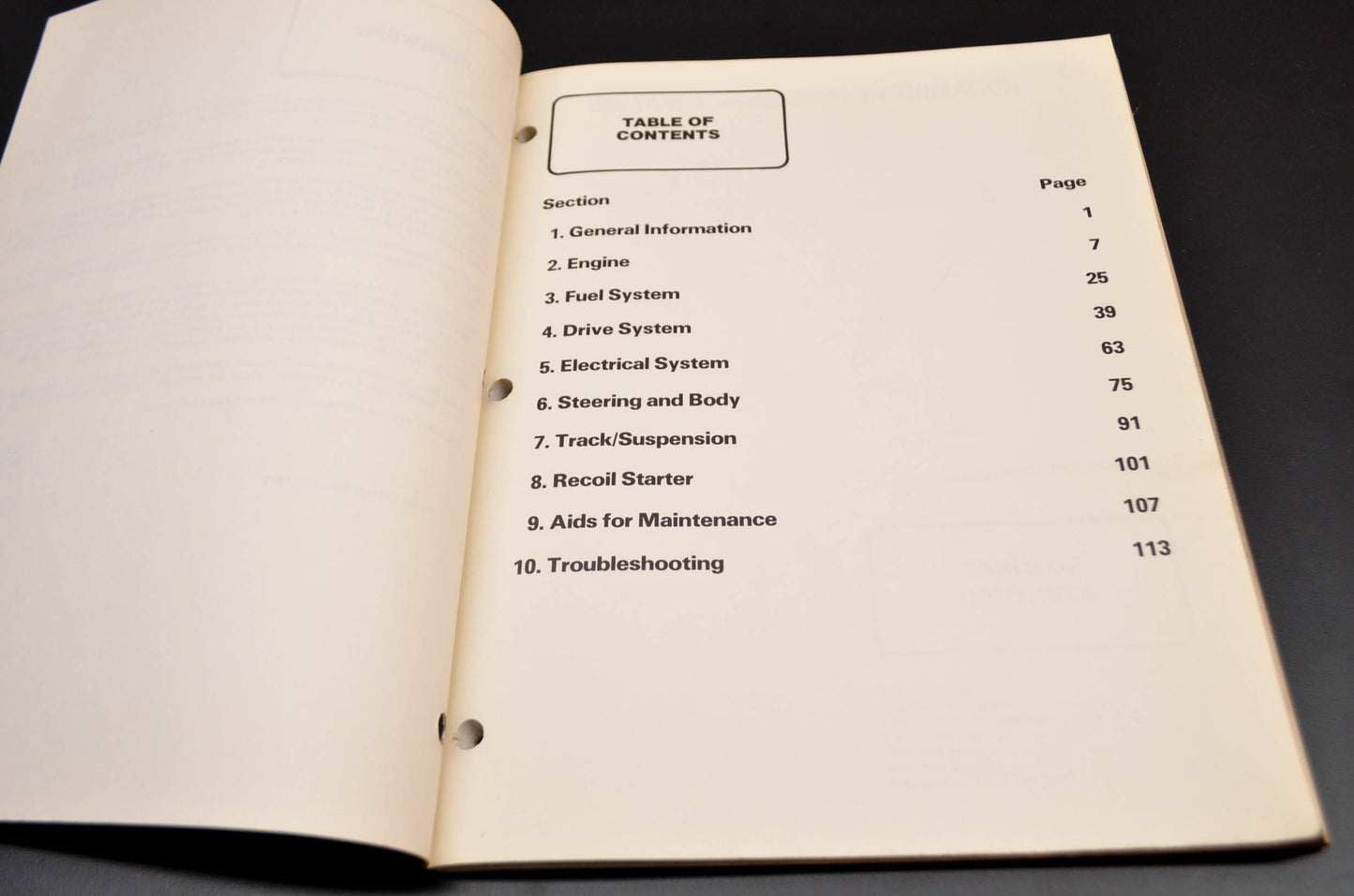 OEM Arctic Cat 0185-169 80 Lynx Service Manual