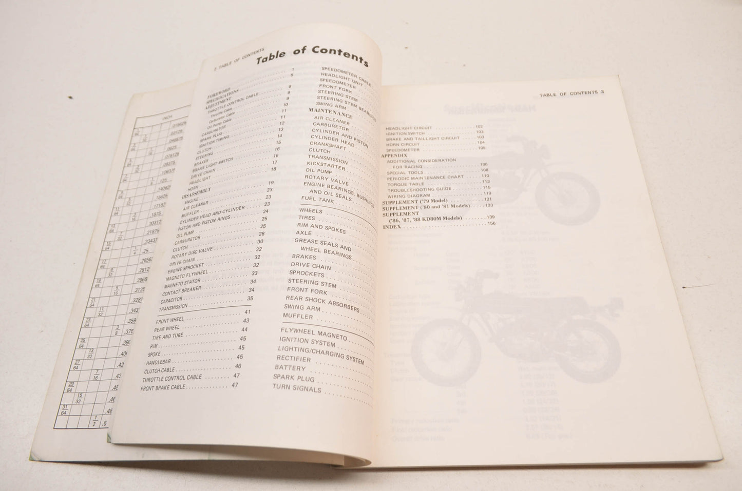 OEM Kawasaki 99924-1012-05 Service Manual KD80M/KM100A