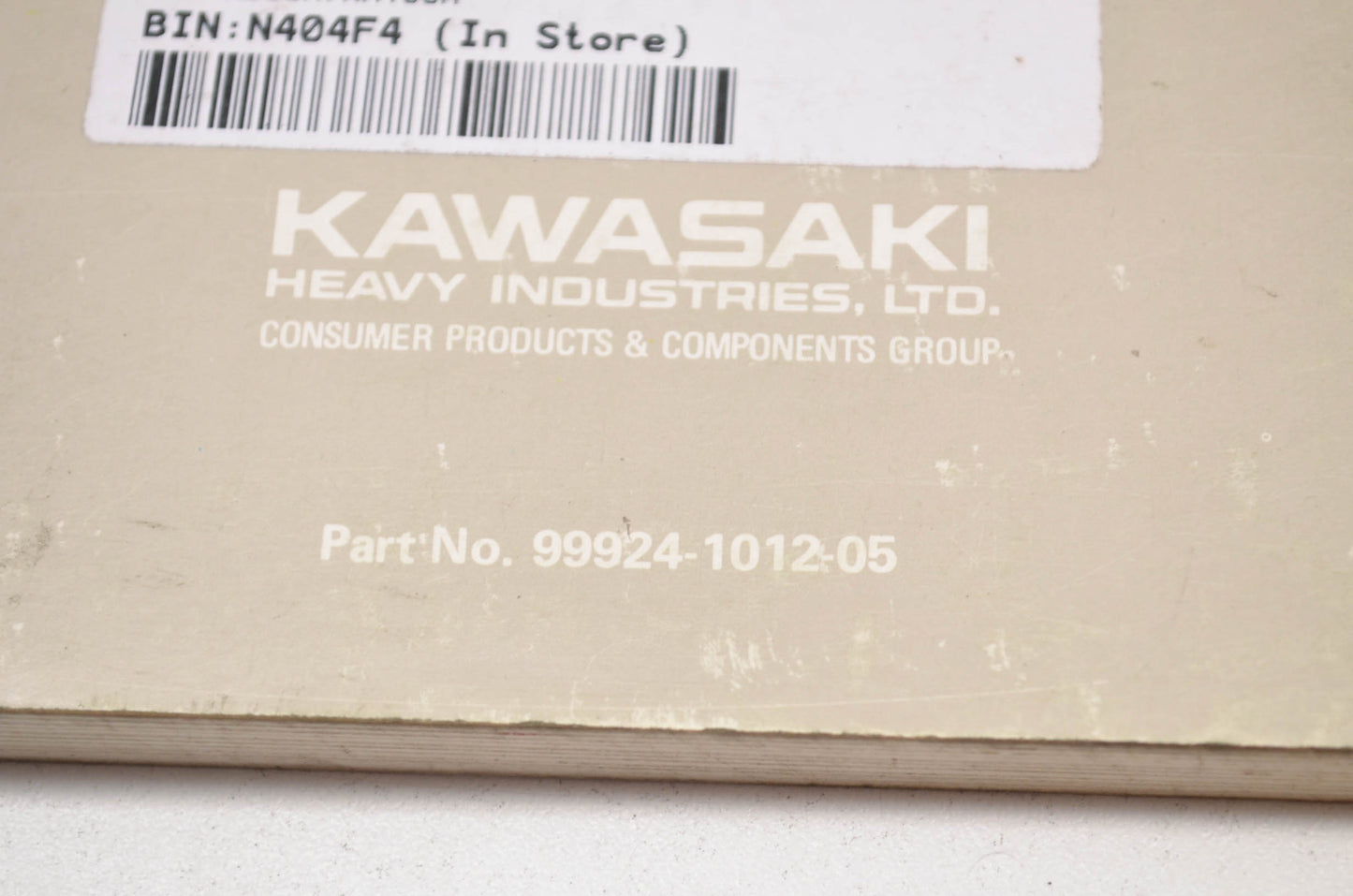 OEM Kawasaki 99924-1012-05 Service Manual KD80M/KM100A
