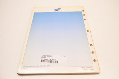 OEM Honda GB500 Service Manual 89-90 GB500.