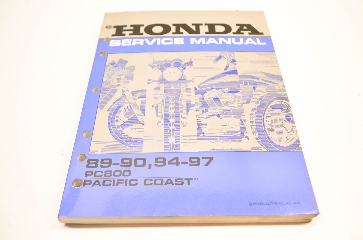 New OEM Honda PC800 Pacific Coast Service Manual 89-90, 94-97 PC800. NOS