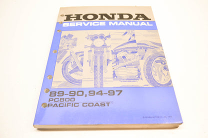 New OEM Honda PC800 Pacific Coast Service Manual 89-90, 94-97 PC800. NOS