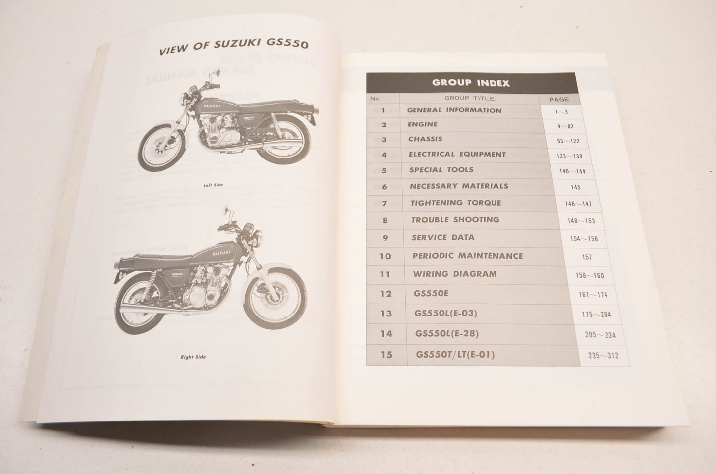 OEM Suzuki GS550 Service Manual