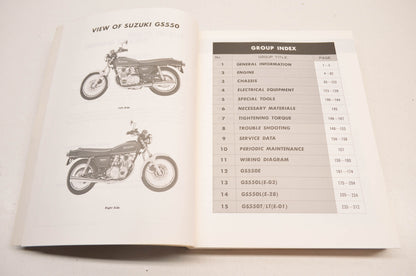OEM Suzuki GS550 Service Manual