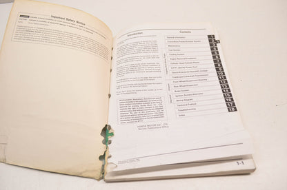 OEM Honda 61KZ400 CR125R'97 Service Manual