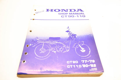 OEM Honda 6110205 CT90/110 E Service Manual