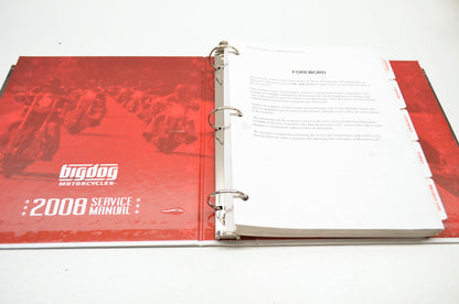 Big Dog Motorcycles 2008 Service Manual