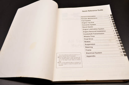 OEM Kawasaki Prairie 360 KVF Service Manual