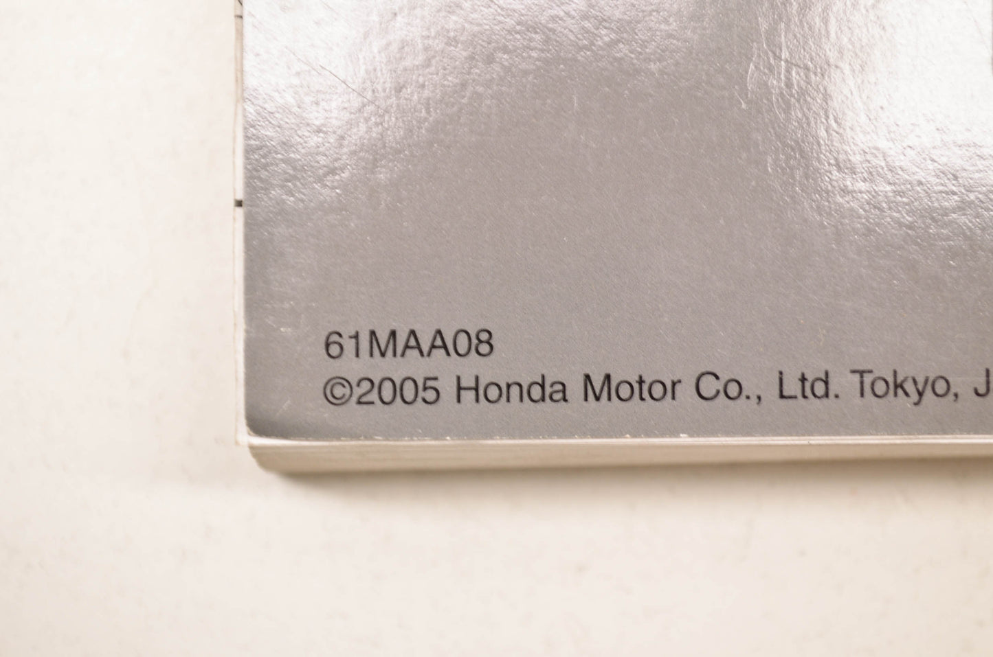 OEM Honda 61MAA08 VT1100C VT1100T Shadow Spirit Service Manual 97-06 VT1100C/T.
