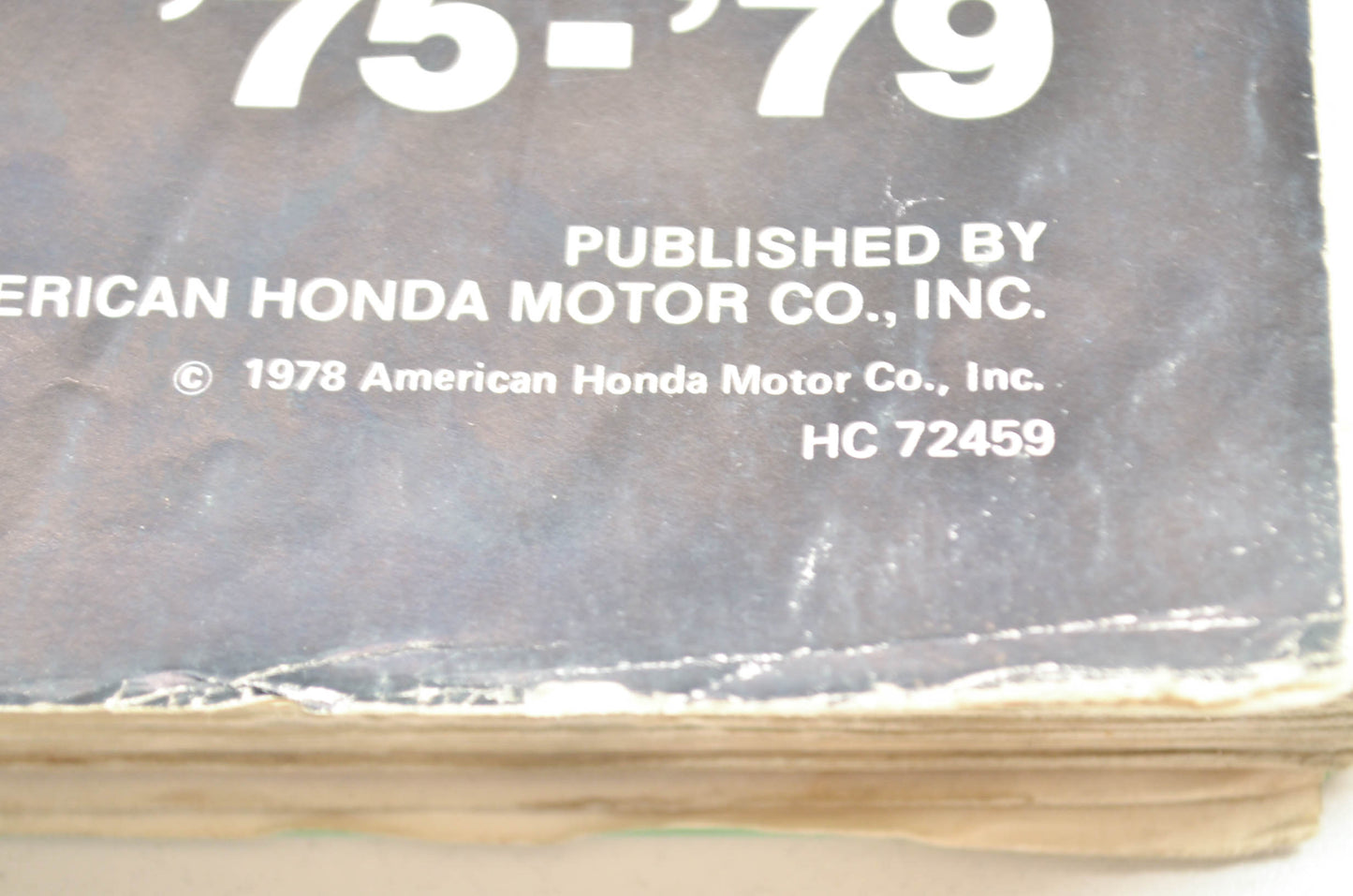 OEM Honda GL1000 Shop Manual 75-79 GL1000.