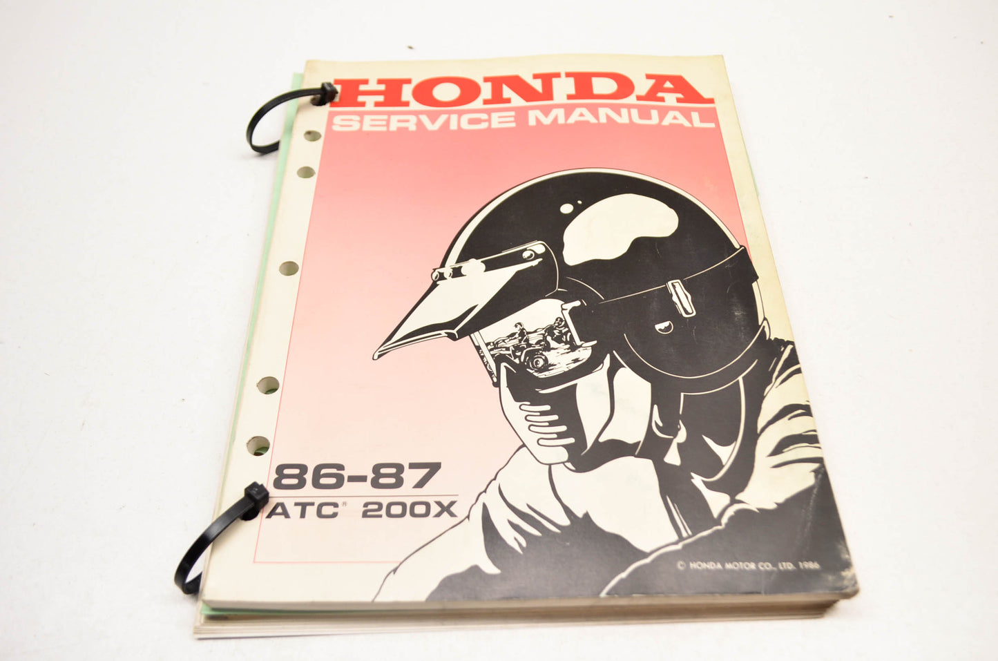 OEM Honda ATC 200X Service Manual 86-87 ATC 200X.