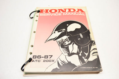 OEM Honda ATC 200X Service Manual 86-87 ATC 200X.