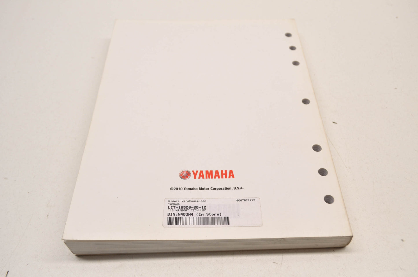New OEM Yamaha 2010 Watercraft Technical Update Manual NOS