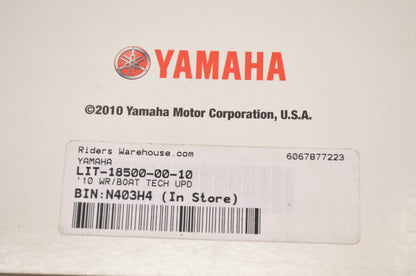 New OEM Yamaha 2010 Watercraft Technical Update Manual NOS