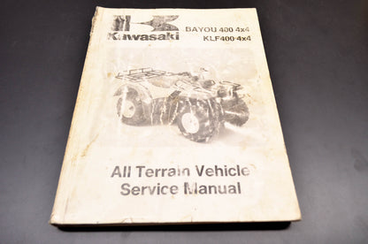 OEM Kawasaki 99924-1154-01 Service Manual KLF400B