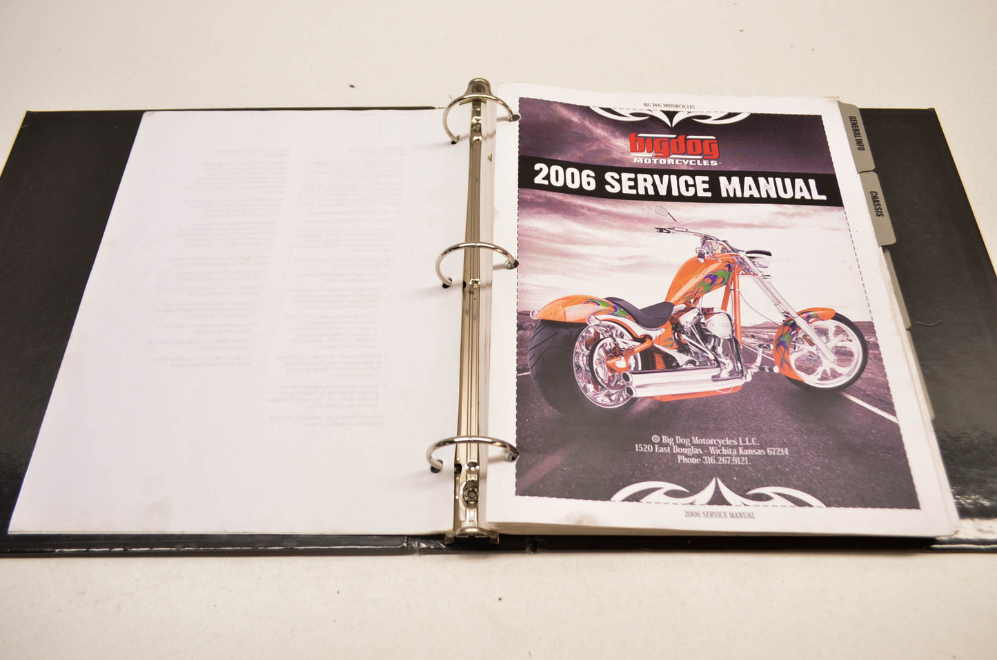 Big Dog Motorcycles 2006 Service Manual