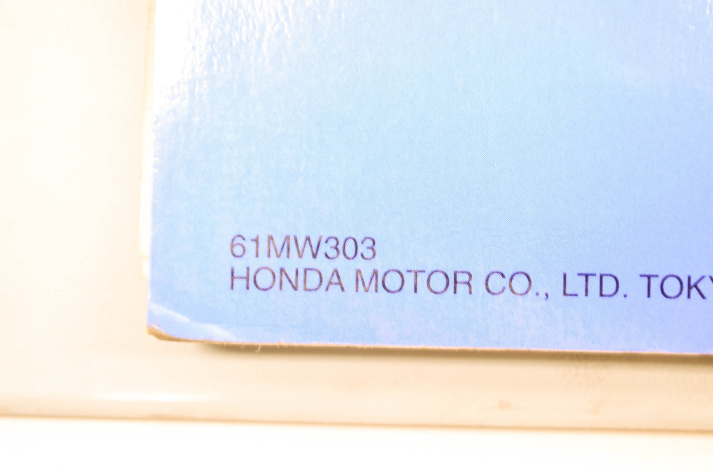 OEM Honda 61MW303 CB750 Nighthawk Service Manual