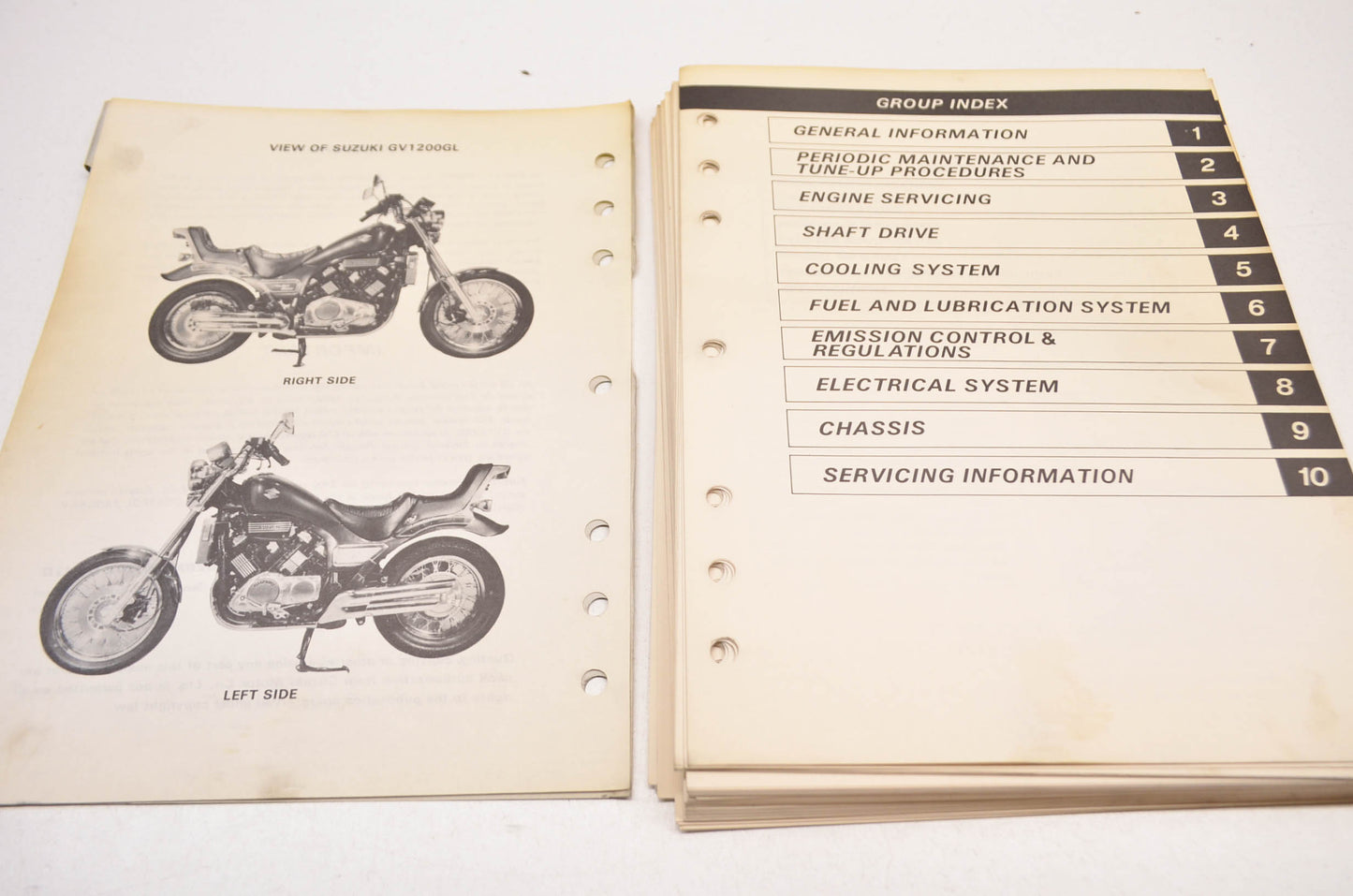 OEM Suzuki 99500-39040-03E GV1200GL Service Manual