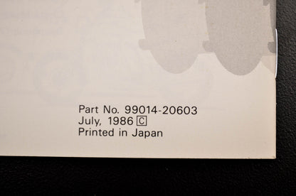 OEM Suzuki 99014-20603 Service Manual MANUAL SAFETY NOS