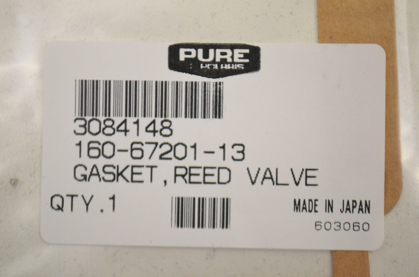 OEM Polaris 3084148 Reed Valve Gasket Qty 2 NOS