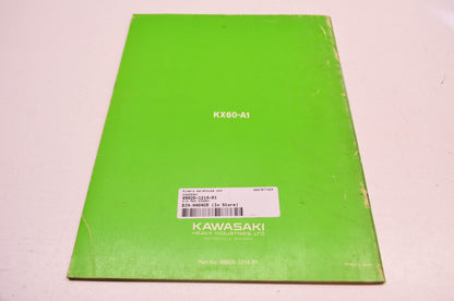 OEM Kawasaki 99920-1214-01 Owner's & Service Manual KX60A1