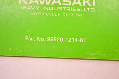 OEM Kawasaki 99920-1214-01 Owner's & Service Manual KX60A1
