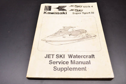 OEM Kawasaki 99924-1177-53 Service Manual Supplement JH750ABEF