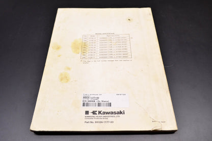 OEM Kawasaki 99924-1177-53 Service Manual Supplement JH750ABEF