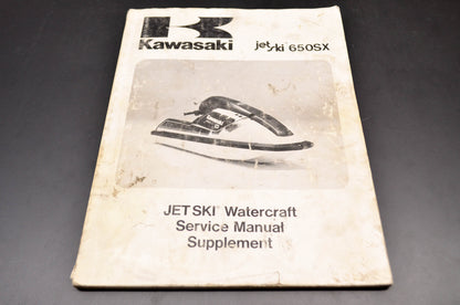 OEM Kawasaki 99924-1147-51 Service Manual Supplement JS650B