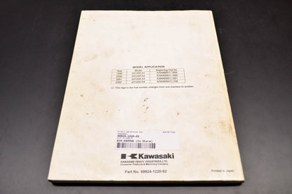OEM Kawasaki 99924-1220-02 Service Manual JH1200-A