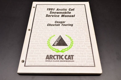 OEM Arctic Cat 2254-645 1991 Cougar Cheetah Service Manual