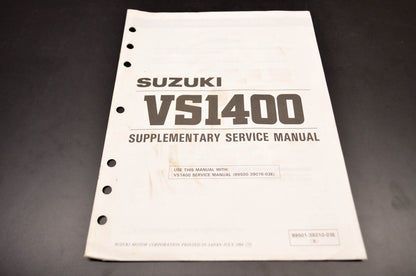 OEM Suzuki 99501-39210-03E VS1400 Supplementary Service Manual